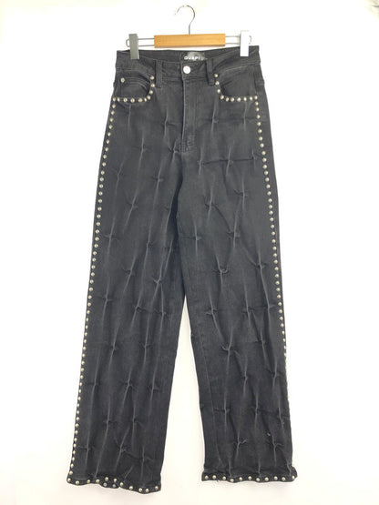 【中古品】【メンズ】 GUAPI グアピ OBSIDIAN BLACK PEARLS DENIM オブシディアン ブラック パールズ デニム 153-260930-ty-09-tagh サイズ：28 カラー：ブラック 万代Net店