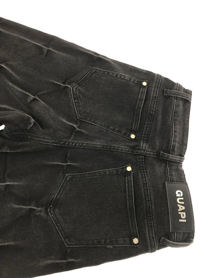 【中古品】【メンズ】 GUAPI グアピ OBSIDIAN BLACK PEARLS DENIM オブシディアン ブラック パールズ デニム 153-260930-ty-09-tagh サイズ：28 カラー：ブラック 万代Net店
