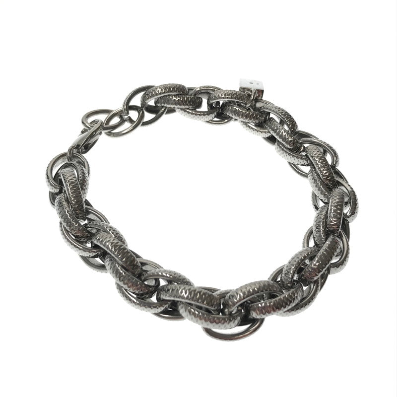 【中古品】【メンズ】 DIESEL ディーゼル DX1514040 CHAIN BRACELET チェーン ブレスレット アクセサリー 192-260928-na-07-tagh カラー：シルバー 万代Net店