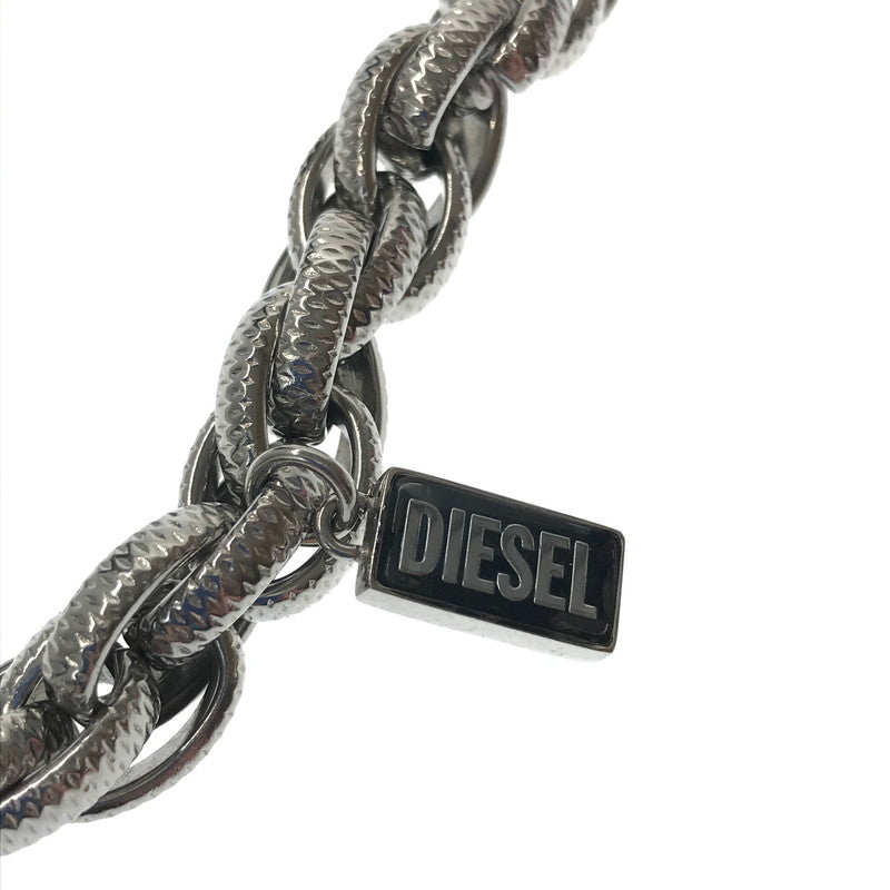【中古品】【メンズ】 DIESEL ディーゼル DX1514040 CHAIN BRACELET チェーン ブレスレット アクセサリー 192-260928-na-07-tagh カラー：シルバー 万代Net店