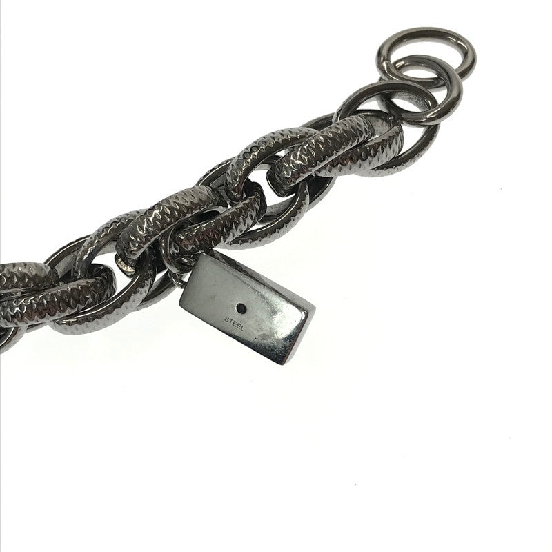 【中古品】【メンズ】 DIESEL ディーゼル DX1514040 CHAIN BRACELET チェーン ブレスレット アクセサリー 192-260928-na-07-tagh カラー：シルバー 万代Net店