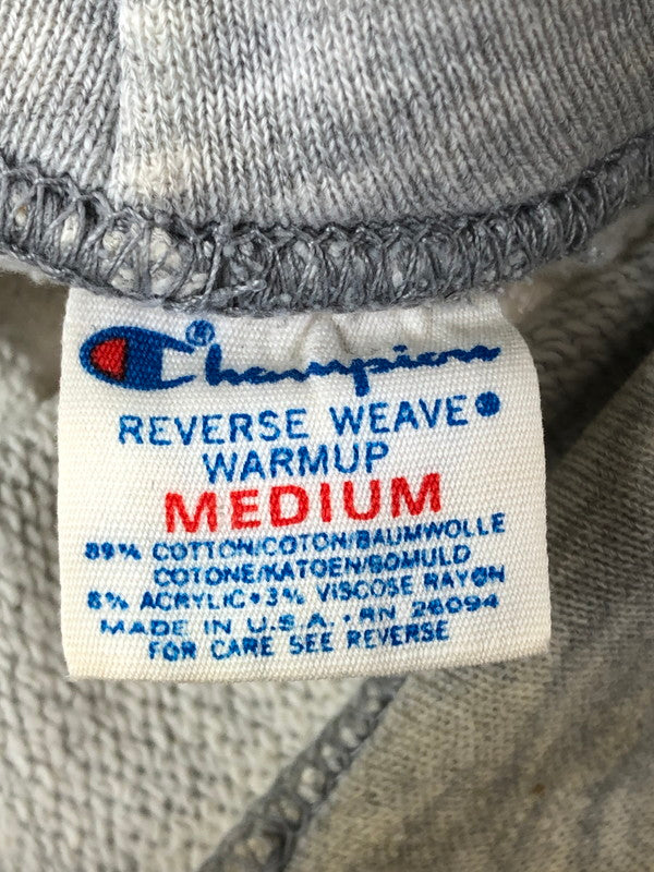 【ジャンク品】【メンズ】 CHAMPION チャンピオン 80'S REVERSE WEAVE HOODED SWEATSHIRT 80年代 リバースウィーブ フーデッド スウェット シャツ 146-260930-ty-03-tagh サイズ：M カラー：グレー 万代Net店