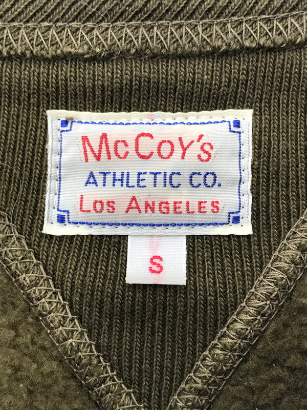 【中古品】【メンズ】 THE REAL MCCOY'S ザリアルマッコイズ MILITARY PRINT SWEATSHIRT JOLLY ROGER MC25120 ミリタリー プリント スウェットシャツ トレーナー 145-261002-rt-24-tagh サイズ：S カラー：カーキ 万代Net店