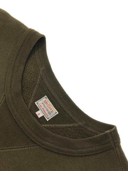 【中古品】【メンズ】 THE REAL MCCOY'S ザリアルマッコイズ MILITARY PRINT SWEATSHIRT JOLLY ROGER MC25120 ミリタリー プリント スウェットシャツ トレーナー 145-261002-rt-24-tagh サイズ：S カラー：カーキ 万代Net店