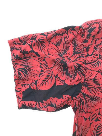 【中古品】【メンズ】 SUN SURF サンサーフ FLOWER MOTIF ALOHA SHIRT RED NAVY フラワー モチーフ アロハシャツ トップス 145-261002-rt-22-tagh サイズ：不明 下記参照 カラー：レッド 万代Net店