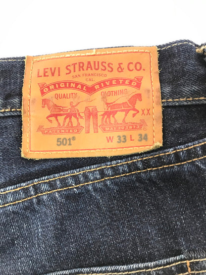 【中古品】【メンズ】 LEVI'S リーバイス 501 DENIM PANTS 00501-1484 デニムパンツ ボトムス 158-261014-na-15-tagh サイズ：W33 L34 カラー：インディゴ 万代Net店