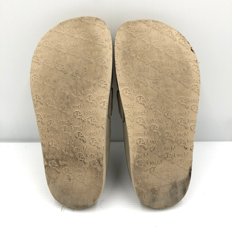 【中古品】【メンズ】 KINCHI キンチ PADDED-003 SANDAL ROAFER パデッド-003 サンダル ローファー 靴 164-261006-ty-09-tag サイズ：29cm カラー：サンド 万代Net店