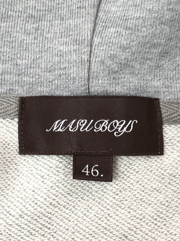 【中古品】【メンズ】 MASU BOYS エムエーエスユー ボーイズ 26SS SHORT ZIP UP HOODIE B26U6CS001 2026年春夏 ショート ジップアップ フーディー 142-260930-ty-04-tagh サイズ：46 カラー：グレー 万代Net店