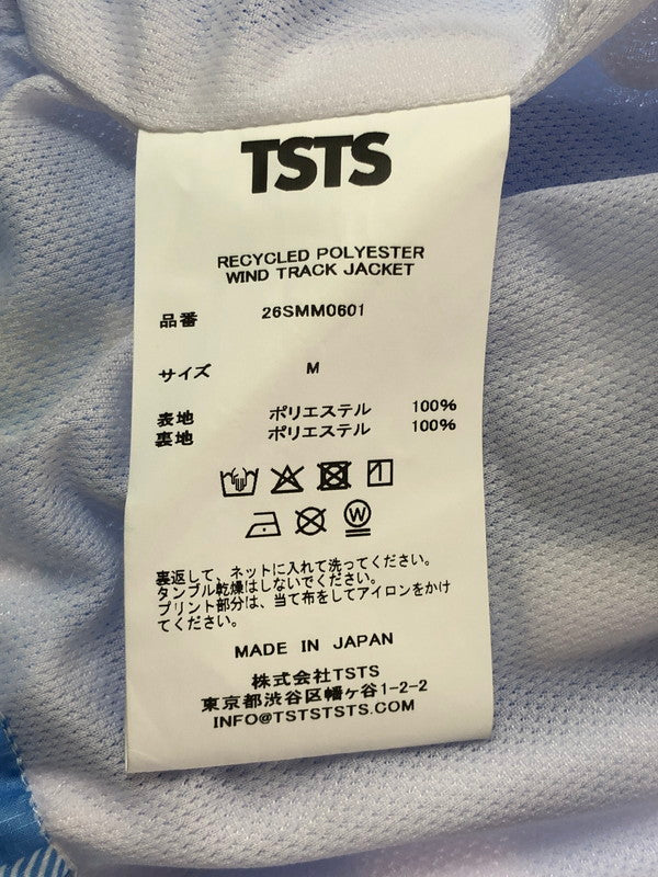 【中古品】【メンズ】 TSTS ティーエスティーエス 26SS RECYCLED POLYESTER WIND TRACK JACKET 26SMM0601 リサイクルド ポリエステル ウィンド トラック ジャケット 140-260930-ty-06-tagh サイズ：M カラー：ライトブルー 万代Net店