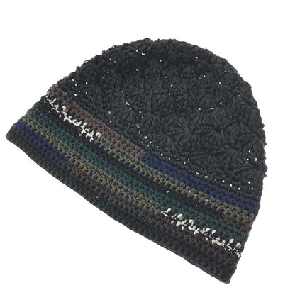 【中古品】【メンズ】 KIJIMA TAKAYUKI キジマタカユキ HAND KNIT BEANIE WKNY261210 ハンド ニット ビーニー 帽子 185-261023-ty-16-tagh カラー：ブラック 万代Net店