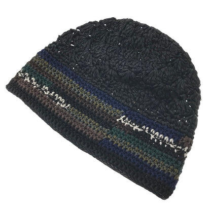【中古品】【メンズ】 KIJIMA TAKAYUKI キジマタカユキ HAND KNIT BEANIE WKNY261210 ハンド ニット ビーニー 帽子 185-261023-ty-16-tagh カラー：ブラック 万代Net店