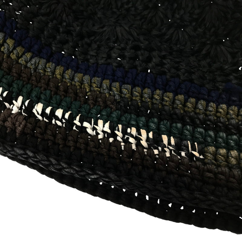 【中古品】【メンズ】 KIJIMA TAKAYUKI キジマタカユキ HAND KNIT BEANIE WKNY261210 ハンド ニット ビーニー 帽子 185-261023-ty-16-tagh カラー：ブラック 万代Net店
