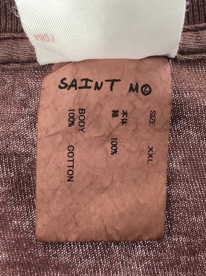 【中古品】【メンズ】 SAINT MICHAEL セントマイケル 26SS SAINT MXX T-SHIRT SM-MK8-0000-023 2026年春夏 S/S Ｔシャツ 142-260930-ty-02-tagh サイズ：XXL カラー：バーガンディー 万代Net店