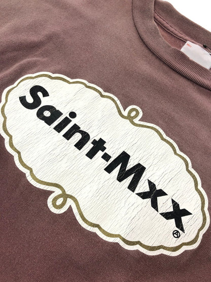 【中古品】【メンズ】 SAINT MICHAEL セントマイケル 26SS SAINT MXX T-SHIRT SM-MK8-0000-023 2026年春夏 S/S Ｔシャツ 142-260930-ty-02-tagh サイズ：XXL カラー：バーガンディー 万代Net店