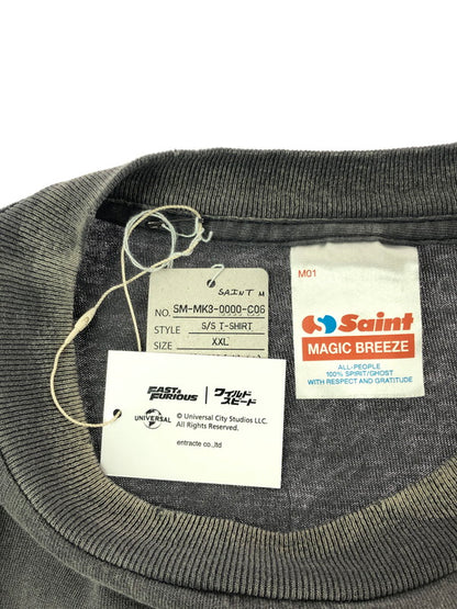 【中古品】【メンズ】 SAINT MICHAEL セントマイケル 26SS FAST FURIOUS FF S/S TEE SM-MK8-0000-C06 2026年春夏 ファスト アンド フュリオス S/S Ｔシャツ 142-260930-ty-01-tagh サイズ：XXL カラー：ブラック 万代Net店