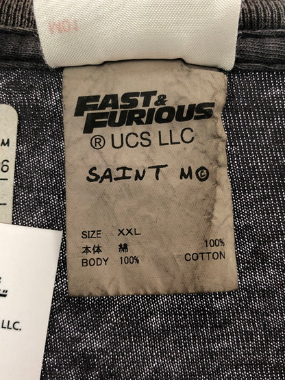 【中古品】【メンズ】 SAINT MICHAEL セントマイケル 26SS FAST FURIOUS FF S/S TEE SM-MK8-0000-C06 2026年春夏 ファスト アンド フュリオス S/S Ｔシャツ 142-260930-ty-01-tagh サイズ：XXL カラー：ブラック 万代Net店