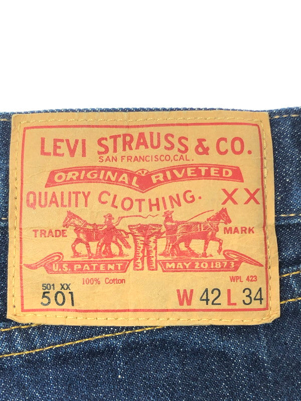 【中古品】【メンズ】 LEVI'S VINTAGE CLOTHING リーバイスビンテージクロージング 1966 MODEL 501 DENIM PANTS 66501-0146 デニムパンツ ボトムス 156-261001-na-06-tagh サイズ：W42 L34 カラー：インディゴ 万代Net店