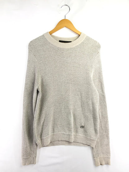 【中古品】【メンズ】 LOUIS VUITTON ルイ・ヴィトン LV BUTTON KNIT SWEATER エルブイ ボタン ニット セーター 179-260930-ty-05-tagh サイズ：S カラー：ベージュ 万代Net店