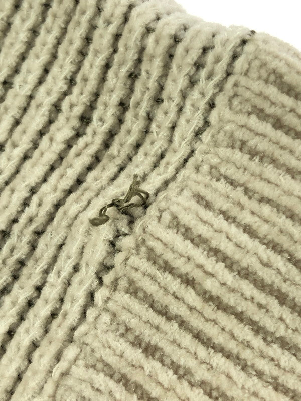 【中古品】【メンズ】 LOUIS VUITTON ルイ・ヴィトン LV BUTTON KNIT SWEATER エルブイ ボタン ニット セーター 179-260930-ty-05-tagh サイズ：S カラー：ベージュ 万代Net店