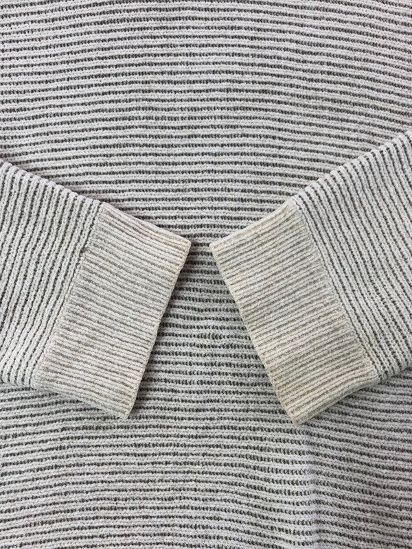 【中古品】【メンズ】 LOUIS VUITTON ルイ・ヴィトン LV BUTTON KNIT SWEATER エルブイ ボタン ニット セーター 179-260930-ty-05-tagh サイズ：S カラー：ベージュ 万代Net店