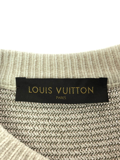 【中古品】【メンズ】 LOUIS VUITTON ルイ・ヴィトン LV BUTTON KNIT SWEATER エルブイ ボタン ニット セーター 179-260930-ty-05-tagh サイズ：S カラー：ベージュ 万代Net店
