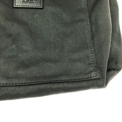 【中古品】【メンズ】 A.P.C. アーペーセー FAUX LEATHER SHOULDER BAG フォー レザー ショルダー バッグ 鞄 188-261015-ty-06-tagh カラー：ブラック 万代Net店