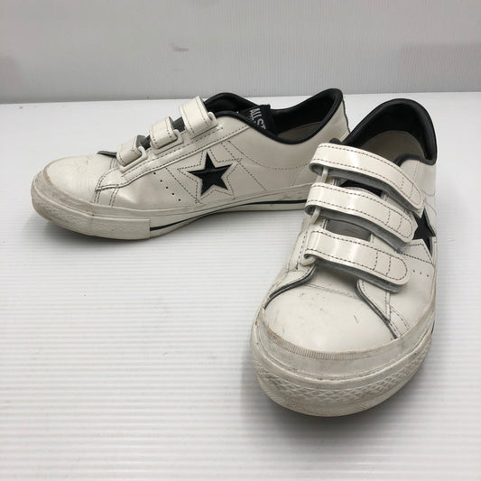 【中古品】【メンズ】 CONVERSE コンバース ONE STAR J V-3 日本製 ワンスター スニーカー 靴 163-261005-na-50-tagh サイズ：9.5 カラー：WHITE 万代Net店
