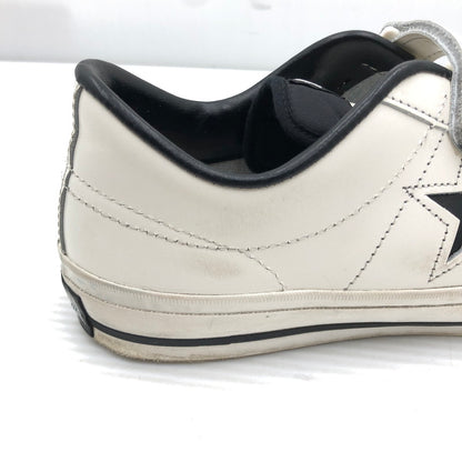 【中古品】【メンズ】 CONVERSE コンバース ONE STAR J V-3 日本製 ワンスター スニーカー 靴 163-261005-na-50-tagh サイズ：9.5 カラー：WHITE 万代Net店