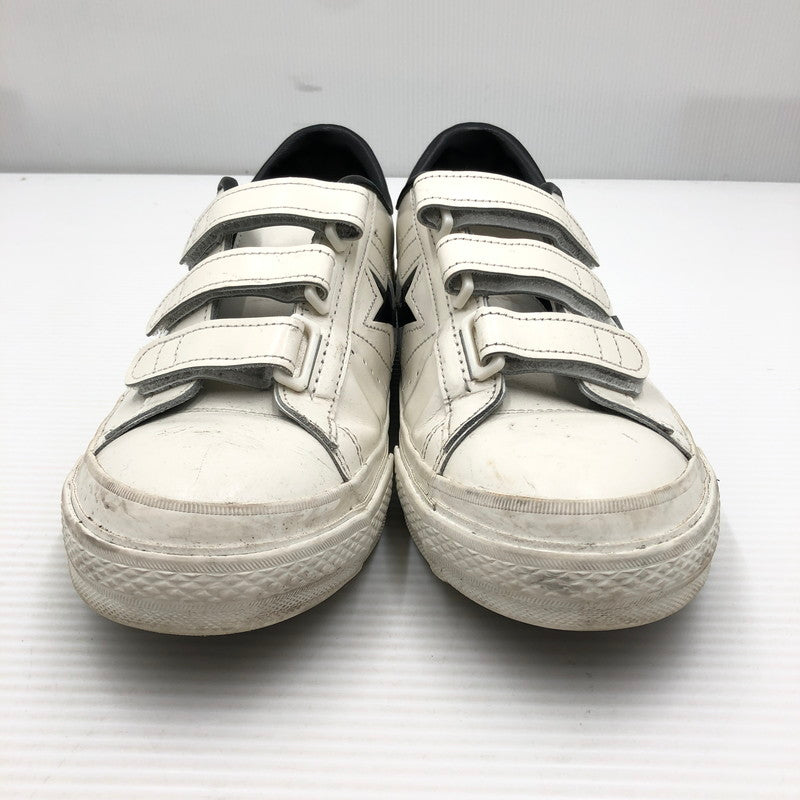 【中古品】【メンズ】 CONVERSE コンバース ONE STAR J V-3 日本製 ワンスター スニーカー 靴 163-261005-na-50-tagh サイズ：9.5 カラー：WHITE 万代Net店