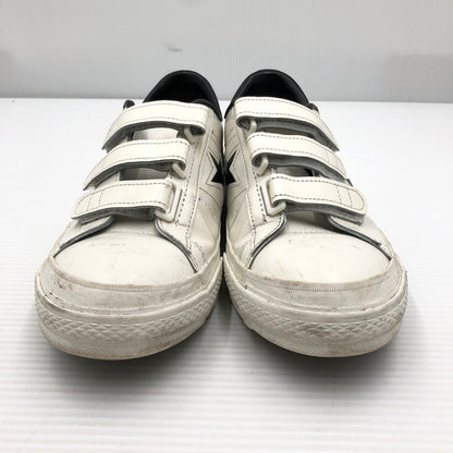 【中古品】【メンズ】 CONVERSE コンバース ONE STAR J V-3 日本製 ワンスター スニーカー 靴 163-261005-na-50-tagh サイズ：9.5 カラー：WHITE 万代Net店
