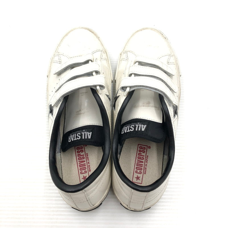 【中古品】【メンズ】 CONVERSE コンバース ONE STAR J V-3 日本製 ワンスター スニーカー 靴 163-261005-na-50-tagh サイズ：9.5 カラー：WHITE 万代Net店