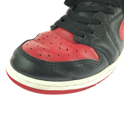 【中古品】【メンズ】 NIKE ナイキ AIR JORDAN 1 RETRO LOW OG IW6276-001 エアジョーダン 1 レトロ ロー スニーカー 靴 160-261003-na-20-tagh サイズ：28cm US 10 カラー：BLACK/BLACK-VARSITY RED 万代Net店