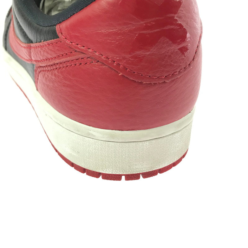 【中古品】【メンズ】 NIKE ナイキ AIR JORDAN 1 RETRO LOW OG IW6276-001 エアジョーダン 1 レトロ ロー スニーカー 靴 160-261003-na-20-tagh サイズ：28cm US 10 カラー：BLACK/BLACK-VARSITY RED 万代Net店