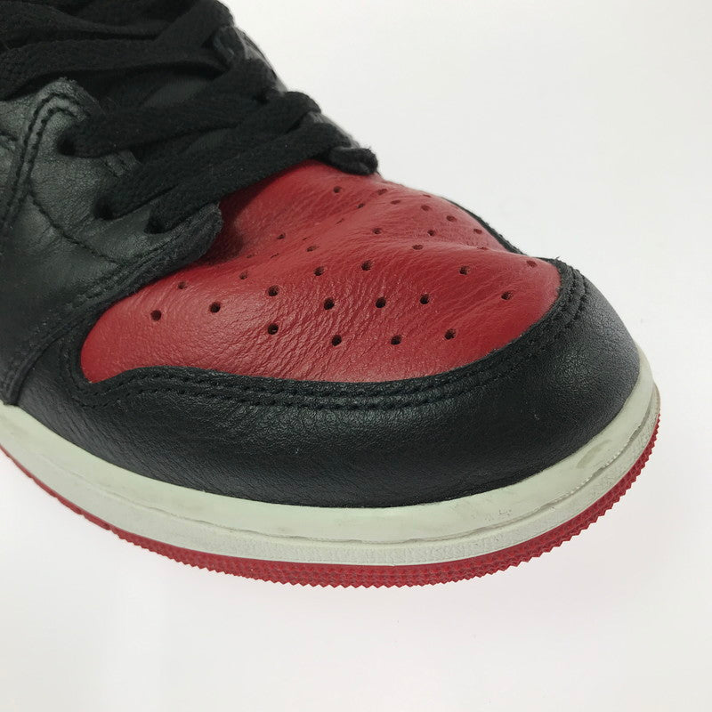 【中古品】【メンズ】 NIKE ナイキ AIR JORDAN 1 RETRO LOW OG IW6276-001 エアジョーダン 1 レトロ ロー スニーカー 靴 160-261003-na-20-tagh サイズ：28cm US 10 カラー：BLACK/BLACK-VARSITY RED 万代Net店