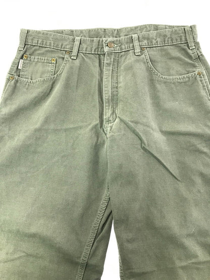 【中古品】【メンズ】 CARHARTT カーハート LOOS FIT PAINTER PANTS B159-DMS ペインターパンツ ボトムス 157-261014-na-16-tagh サイズ：38×32 カラー：カーキ系 万代Net店