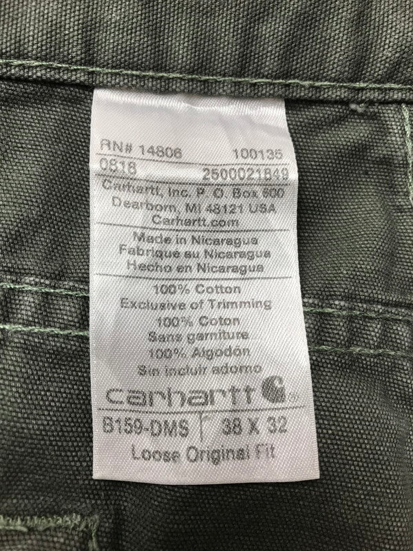 【中古品】【メンズ】 CARHARTT カーハート LOOS FIT PAINTER PANTS B159-DMS ペインターパンツ ボトムス 157-261014-na-16-tagh サイズ：38×32 カラー：カーキ系 万代Net店