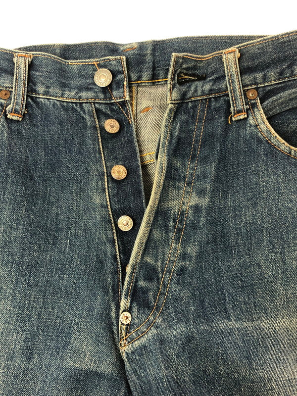 【現状渡し品】【メンズ】 EVIS エヴィス NO.2 DENIM PANTS 2501XX 90S初期 水牛パッチ ナンバー２ デニム パンツ ジーパン ボトムス 156-261002-rt-18-tagh サイズ：W31 L35 カラー：インディゴ 万代Net店