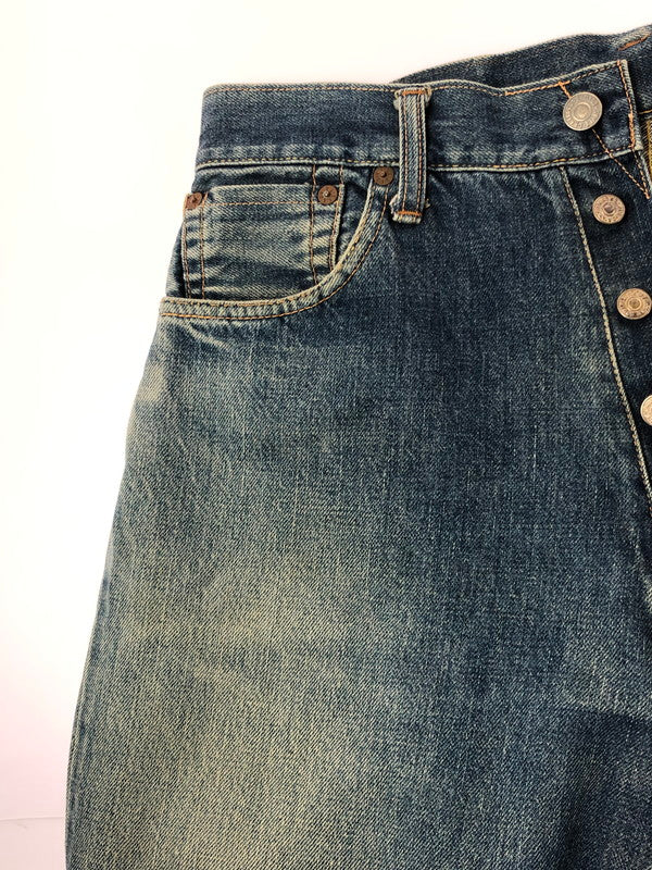 【現状渡し品】【メンズ】 EVIS エヴィス NO.2 DENIM PANTS 2501XX 90S初期 水牛パッチ ナンバー２ デニム パンツ ジーパン ボトムス 156-261002-rt-18-tagh サイズ：W31 L35 カラー：インディゴ 万代Net店