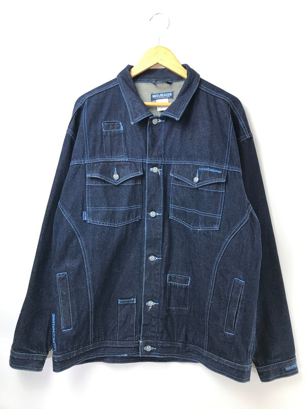 【中古品】【メンズ】 MOJEANS BY MAURICE MALONE モージーンズ バイ モーリス マローン 90's～00's DENIM JACKET 3057 90～2000年代 デニムジャケット 142-261002-rt-40-tagh サイズ：XL カラー：インディゴ 万代Net店