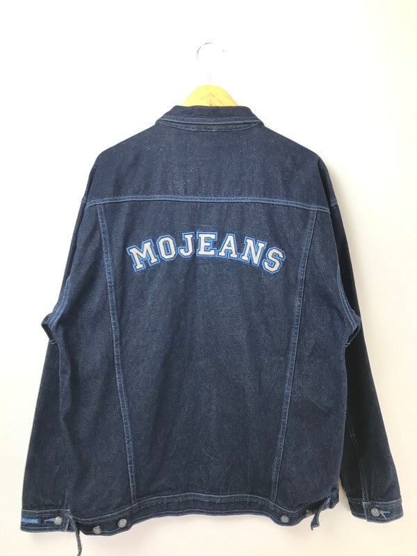 【中古品】【メンズ】 MOJEANS BY MAURICE MALONE モージーンズ バイ モーリス マローン 90's～00's DENIM JACKET 3057 90～2000年代 デニムジャケット 142-261002-rt-40-tagh サイズ：XL カラー：インディゴ 万代Net店