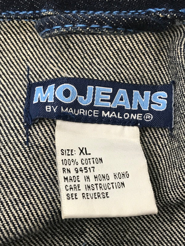 【中古品】【メンズ】 MOJEANS BY MAURICE MALONE モージーンズ バイ モーリス マローン 90's～00's DENIM JACKET 3057 90～2000年代 デニムジャケット 142-261002-rt-40-tagh サイズ：XL カラー：インディゴ 万代Net店