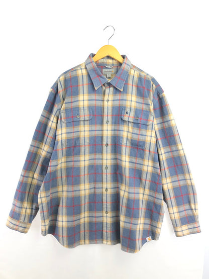 【中古品】【メンズ】 CARHARTT カーハート ORIGINAL FIT HUBBARD L/S PLAID SHIRT 101294 418 チェックシャツ 長袖シャツ 146-261001-na-11-tagh サイズ：2XL カラー：マルチカラー 万代Net店