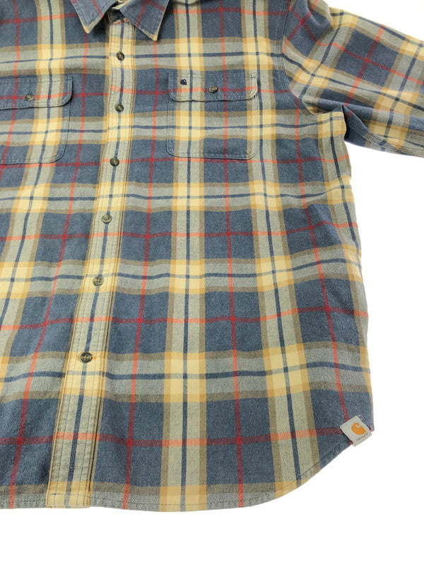 【中古品】【メンズ】 CARHARTT カーハート ORIGINAL FIT HUBBARD L/S PLAID SHIRT 101294 418 チェックシャツ 長袖シャツ 146-261001-na-11-tagh サイズ：2XL カラー：マルチカラー 万代Net店