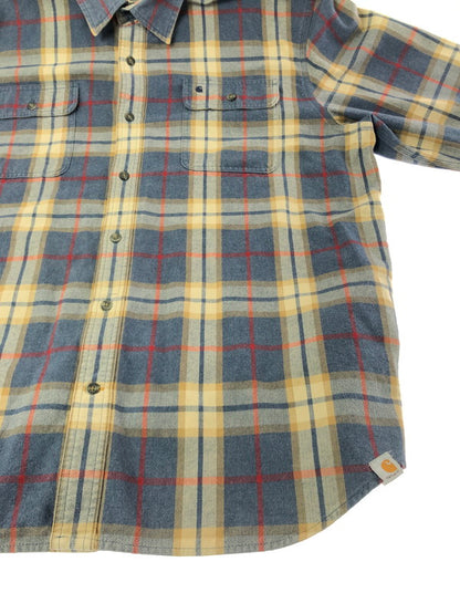 【中古品】【メンズ】 CARHARTT カーハート ORIGINAL FIT HUBBARD L/S PLAID SHIRT 101294 418 チェックシャツ 長袖シャツ 146-261001-na-11-tagh サイズ：2XL カラー：マルチカラー 万代Net店