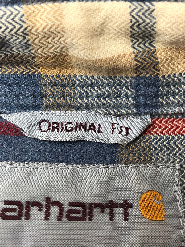 【中古品】【メンズ】 CARHARTT カーハート ORIGINAL FIT HUBBARD L/S PLAID SHIRT 101294 418 チェックシャツ 長袖シャツ 146-261001-na-11-tagh サイズ：2XL カラー：マルチカラー 万代Net店
