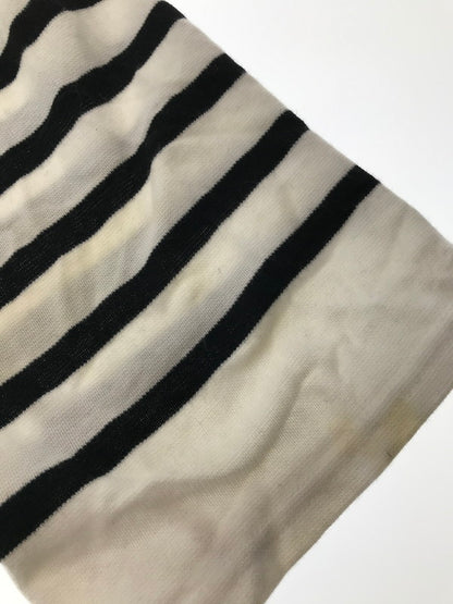 【現状渡し品】【メンズ】 OUTIL ウティ L/S BORDER T-SHIRT フランス製 ロングスリーブ ボーダー ロング スリーブ Tシャツ トップス 140-261002-rt-36-tagh サイズ：3 カラー：ホワイト/ブラック 万代Net店