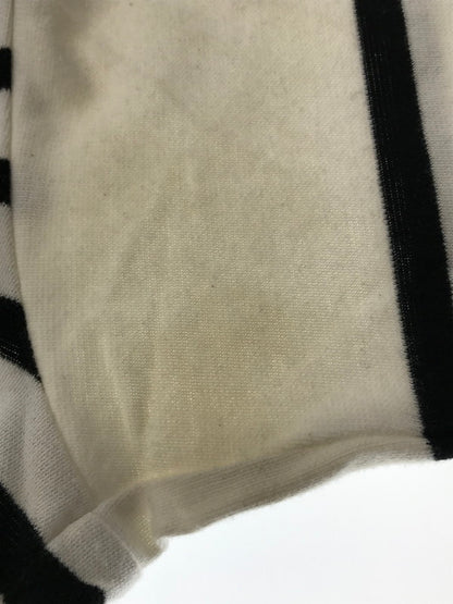 【現状渡し品】【メンズ】 OUTIL ウティ L/S BORDER T-SHIRT フランス製 ロングスリーブ ボーダー ロング スリーブ Tシャツ トップス 140-261002-rt-36-tagh サイズ：3 カラー：ホワイト/ブラック 万代Net店