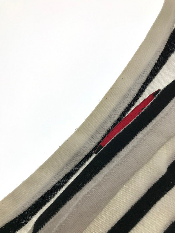 【現状渡し品】【メンズ】 OUTIL ウティ L/S BORDER T-SHIRT フランス製 ロングスリーブ ボーダー ロング スリーブ Tシャツ トップス 140-261002-rt-36-tagh サイズ：3 カラー：ホワイト/ブラック 万代Net店