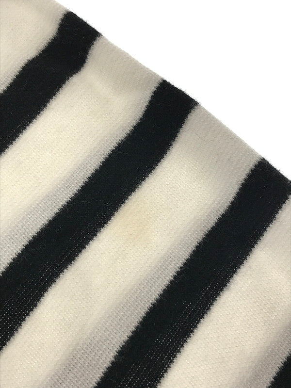 【現状渡し品】【メンズ】 OUTIL ウティ L/S BORDER T-SHIRT フランス製 ロングスリーブ ボーダー ロング スリーブ Tシャツ トップス 140-261002-rt-36-tagh サイズ：3 カラー：ホワイト/ブラック 万代Net店