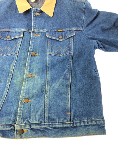 【現状渡し品】【メンズ】 WRANGLER ラングラー USA製 90'S BLANKET LINER DENIM JACKET 90年代 ブランケットライナー デニムジャケット ライトアウター 146-261001-na-21-tagh サイズ：サイズ表記なし 下記参照 カラー：インディゴ 万代Net店